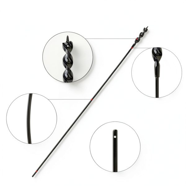 Installer Drill Bit Mixiflor 3/4 Inch Black Oxide-2