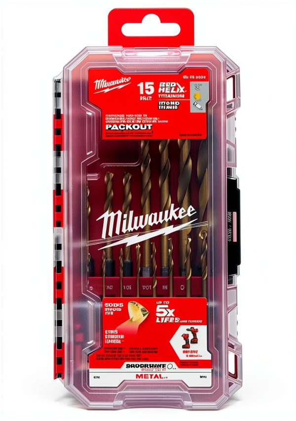 Milwaukee Impact Rated Drill Bit 48-89-4670 Red Titanium Coated Alloy-0