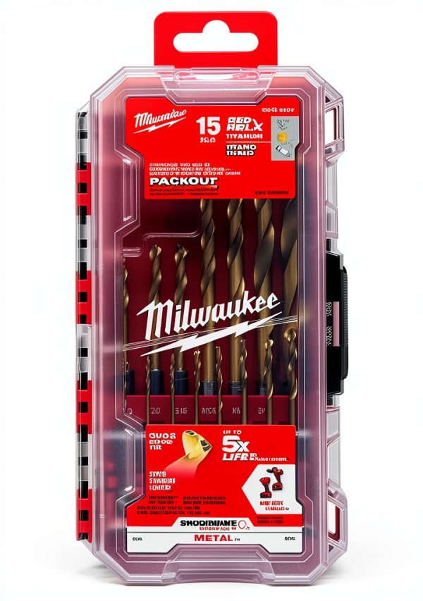 Milwaukee Impact Rated Drill Bit 48-89-4670 Red Titanium Coated Alloy-1