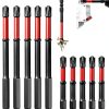 Phillips Pozidriv Drill Bit Set Generic 10pcs Alloy Steel Hex Shank-0