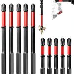 Phillips Pozidriv Drill Bit Set Generic 10pcs Alloy Steel Hex Shank-0