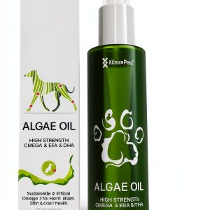 Omega 3 for Dogs Skin and Coat Supplement by Korure Algae Oil 120ml-0