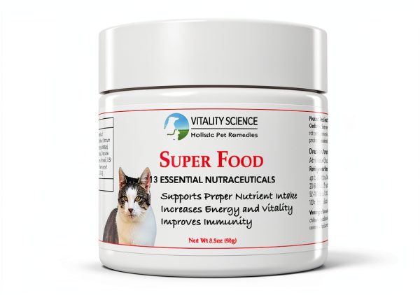 Vitality Science Super Food for Cats Multivitamin High Potency Natural-0