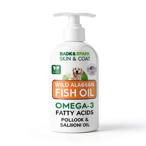Fish Oil for Dogs and Cats Bark Spark Omega3 16 oz-3